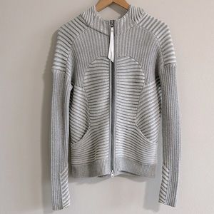 Lululemon Grey Sweater Jacket Size M